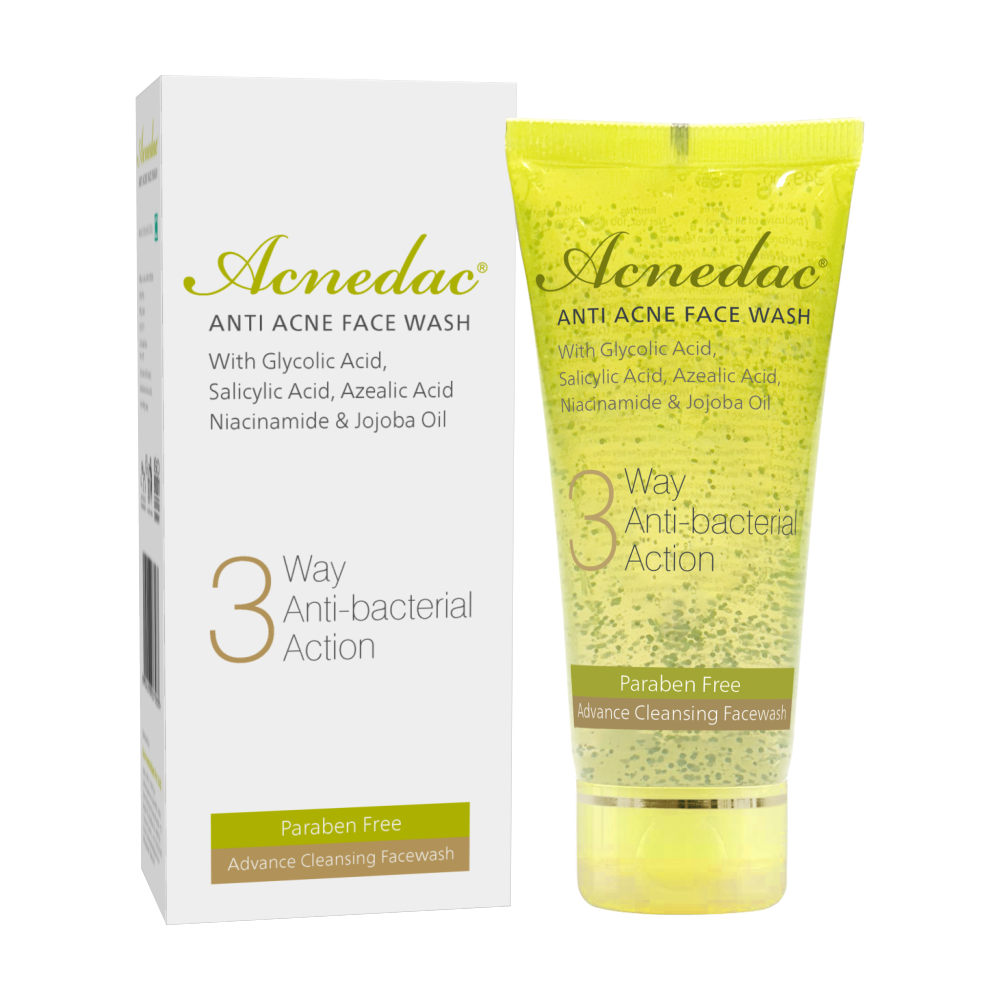 Acnedac 3 Way Antibacterial Antiacne Face Wash