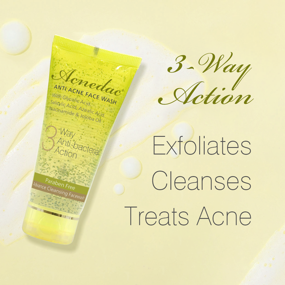 Acnedac 3 Way Antibacterial Antiacne Face Wash - Image 7