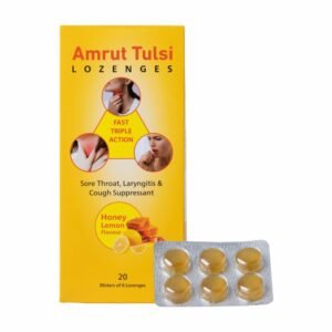Amrut Tulsi Lozenges (Honey Lemon Flavour)
