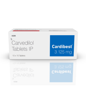 Cardibest 3.125 mg Tablets
