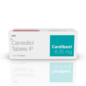 Cardibest 6.25 mg Tablets