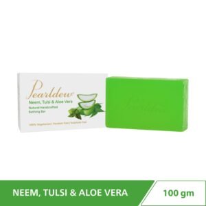 Pearldew Neem Tulsi Aloe Vera Bathing Bar