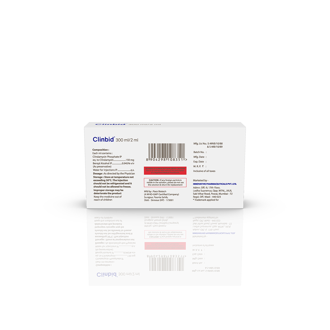 Clinbid 300 mg Injection - Image 4