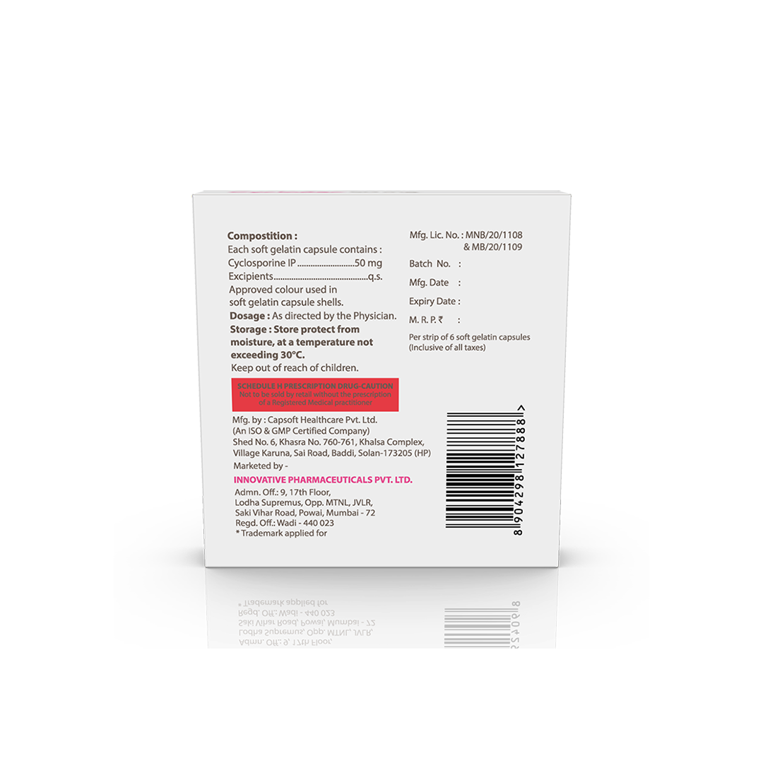Cyclodac 50 mg Softgels - Image 4
