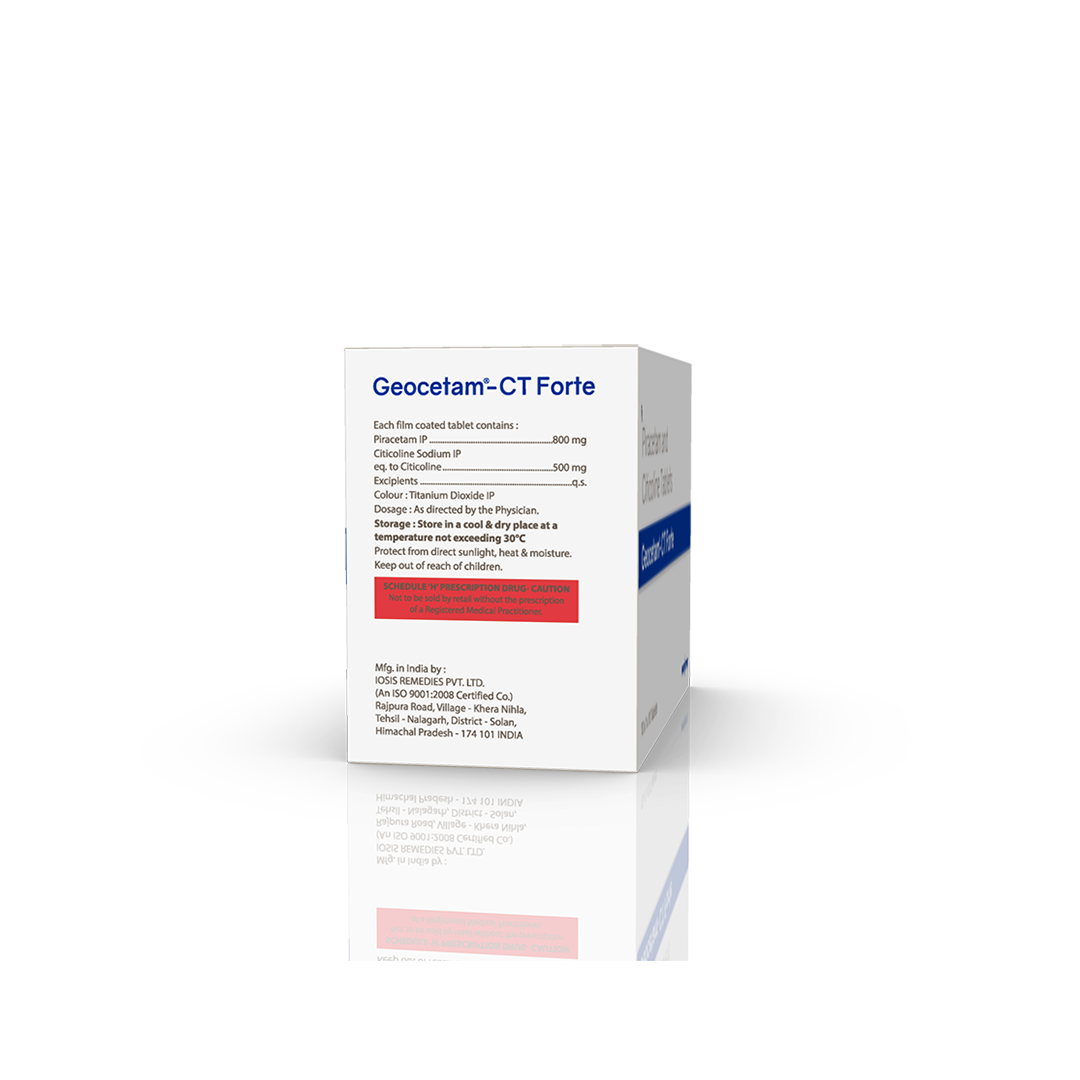 Geocetam-CT Forte Tablets (3 x 10 - Blister) - Image 4