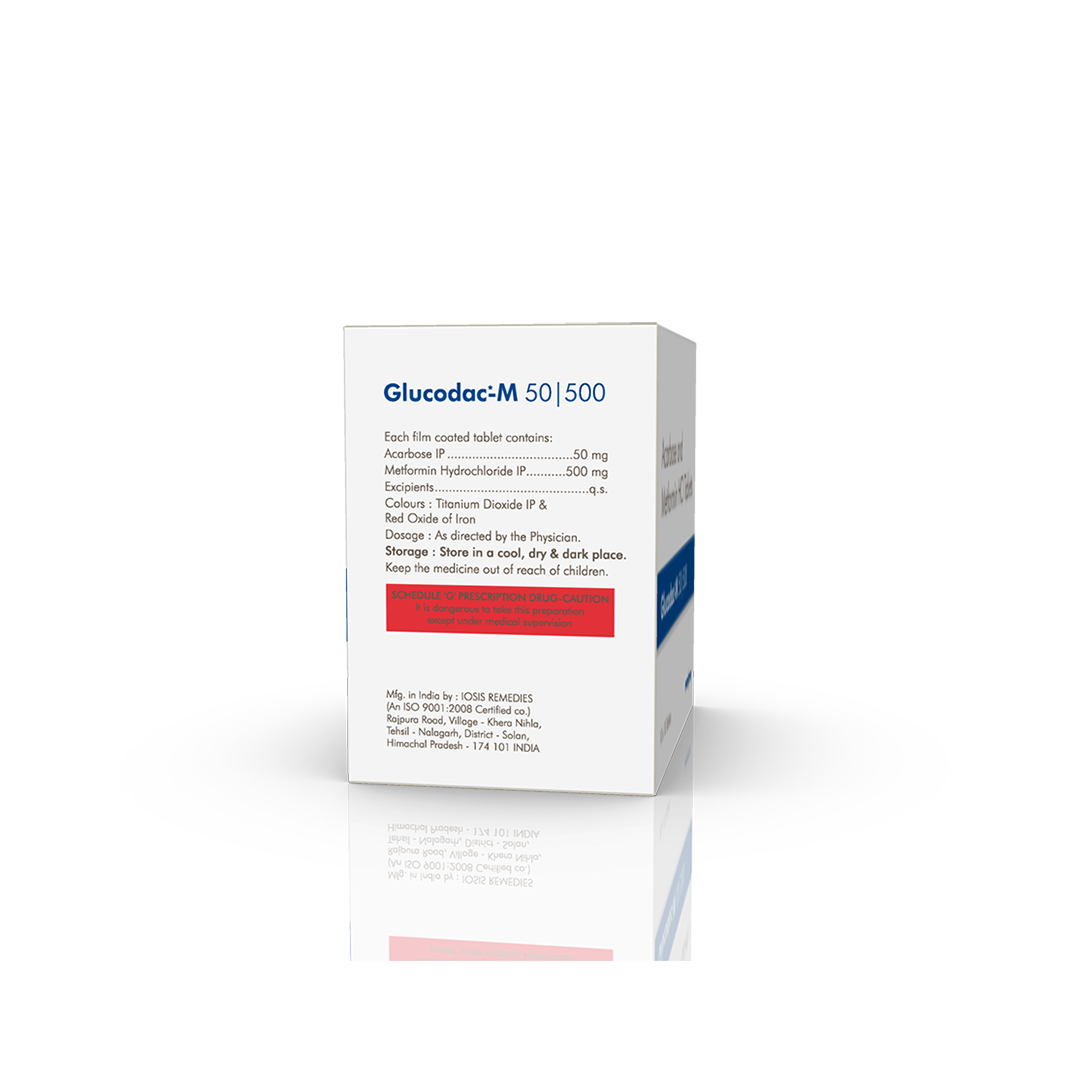 Glucodac-M 50 | 500 Tablets - Image 4