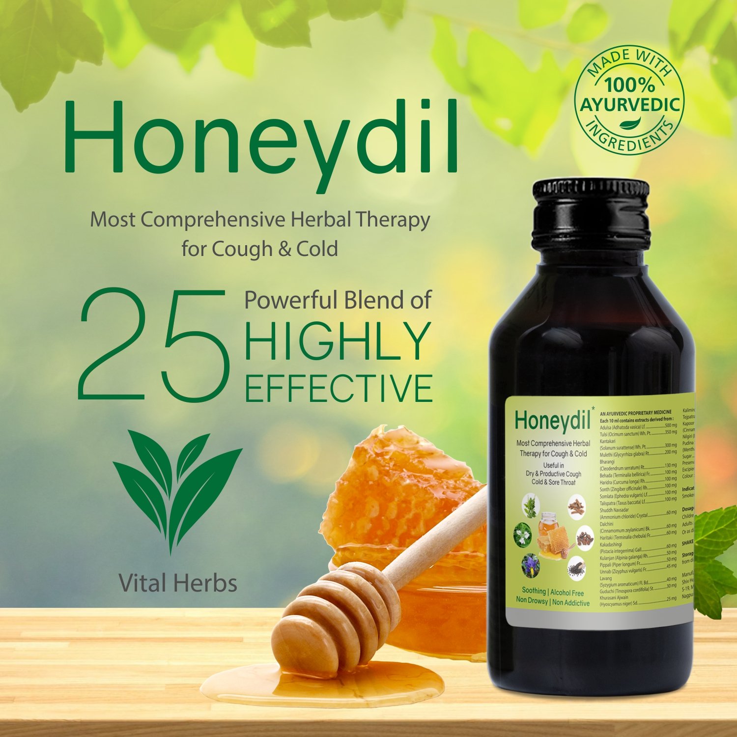 Honeydil Cough Syrup - Image 2
