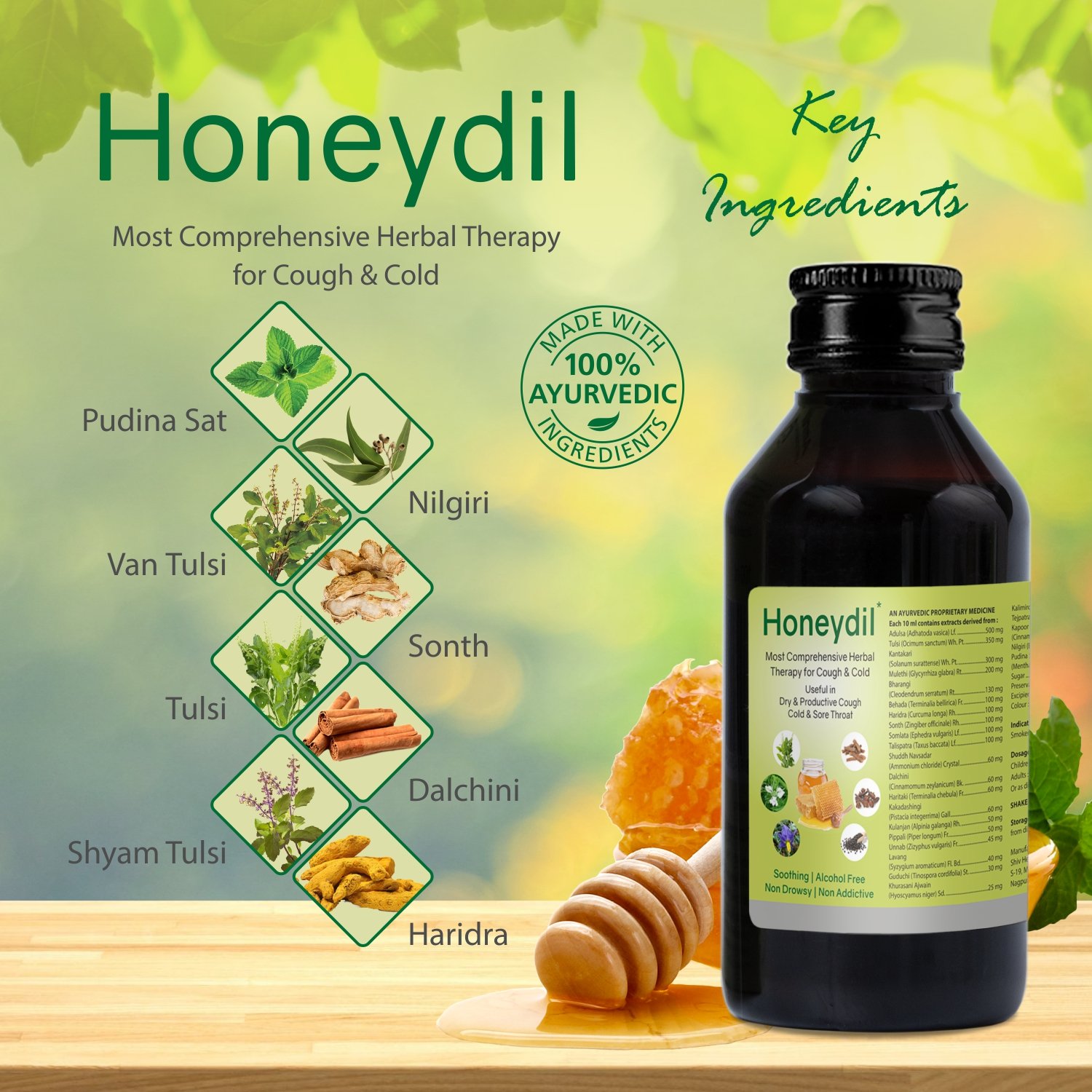 Honeydil Cough Syrup - Image 3