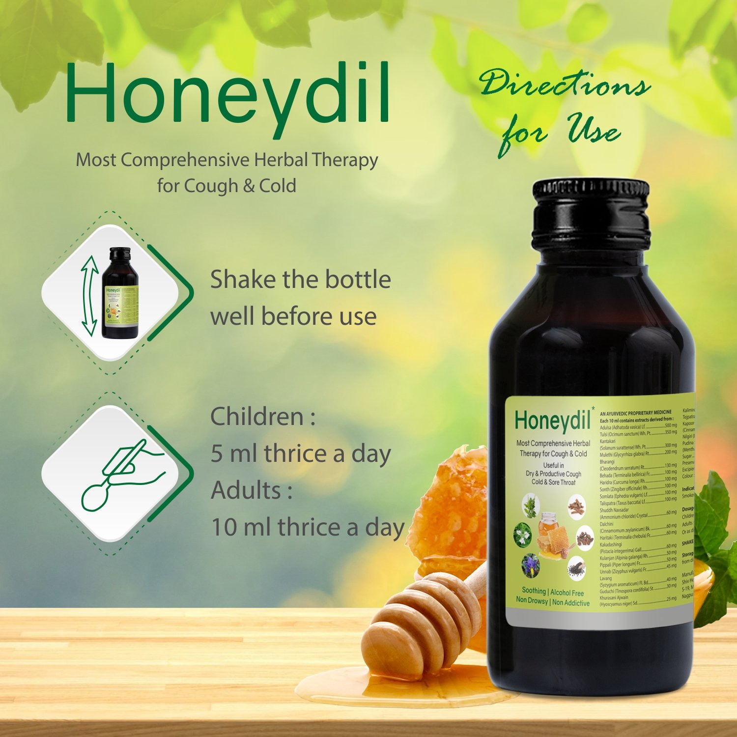 Honeydil Cough Syrup - Image 6