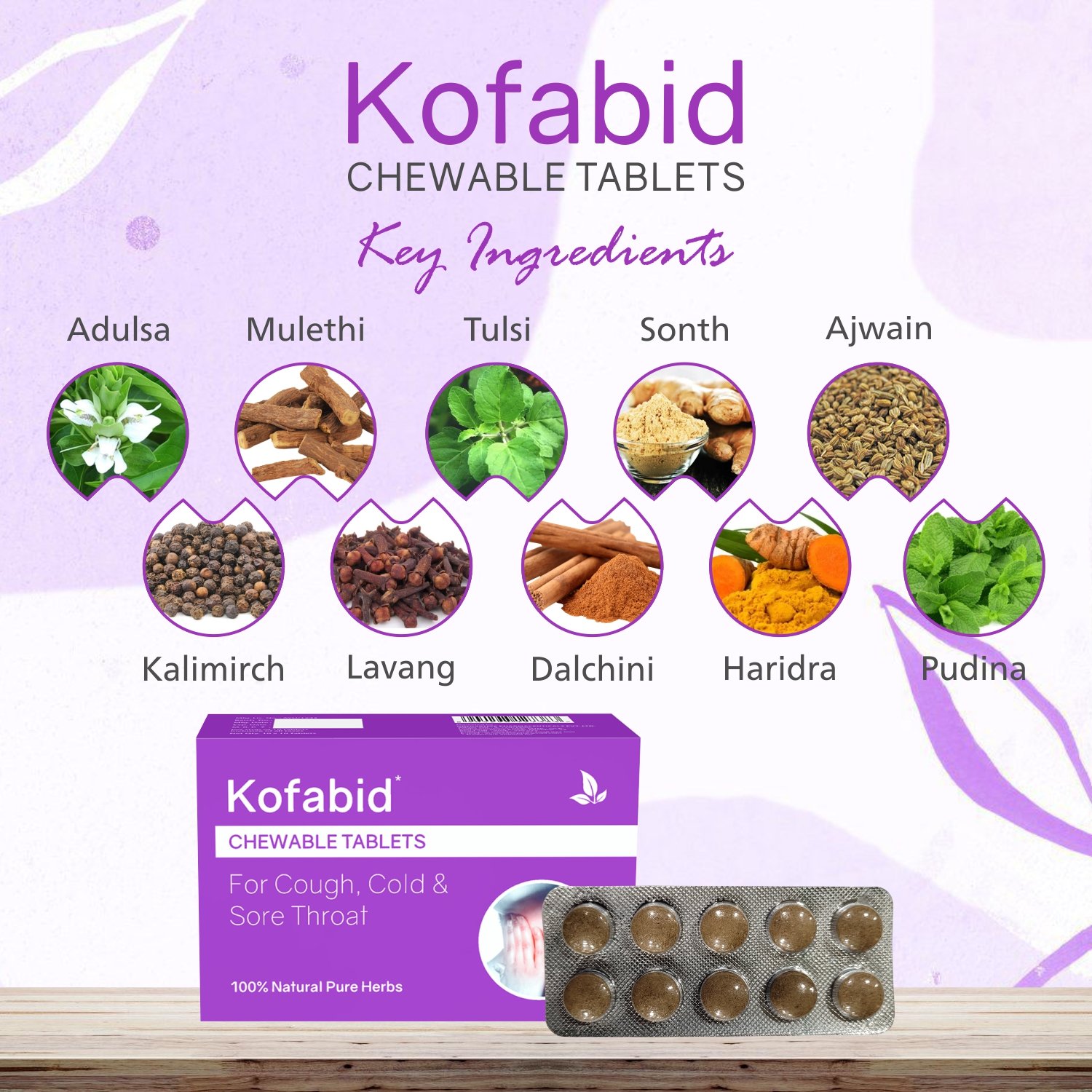 Kofabid Chewable Tablets - Image 3