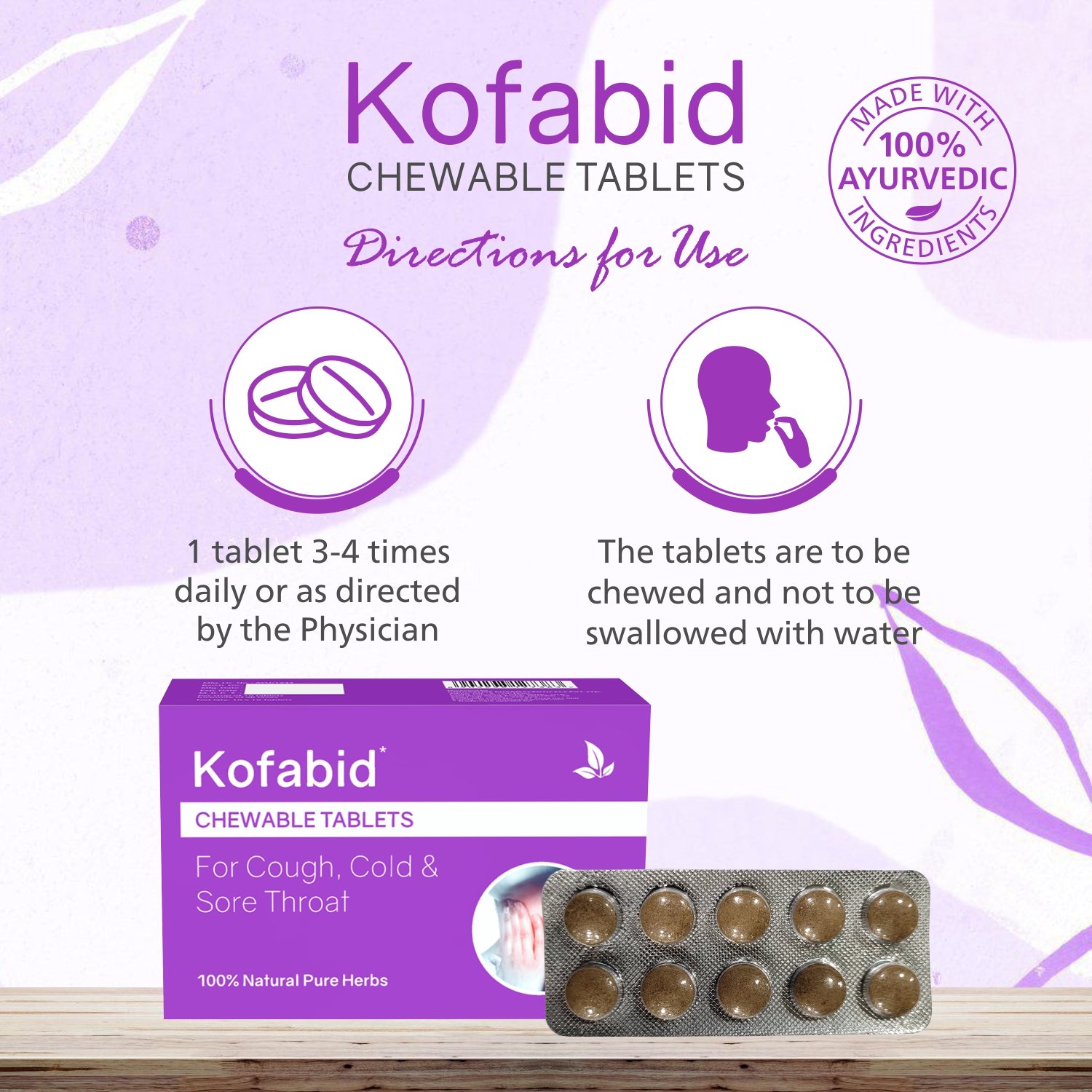Kofabid Chewable Tablets - Image 6