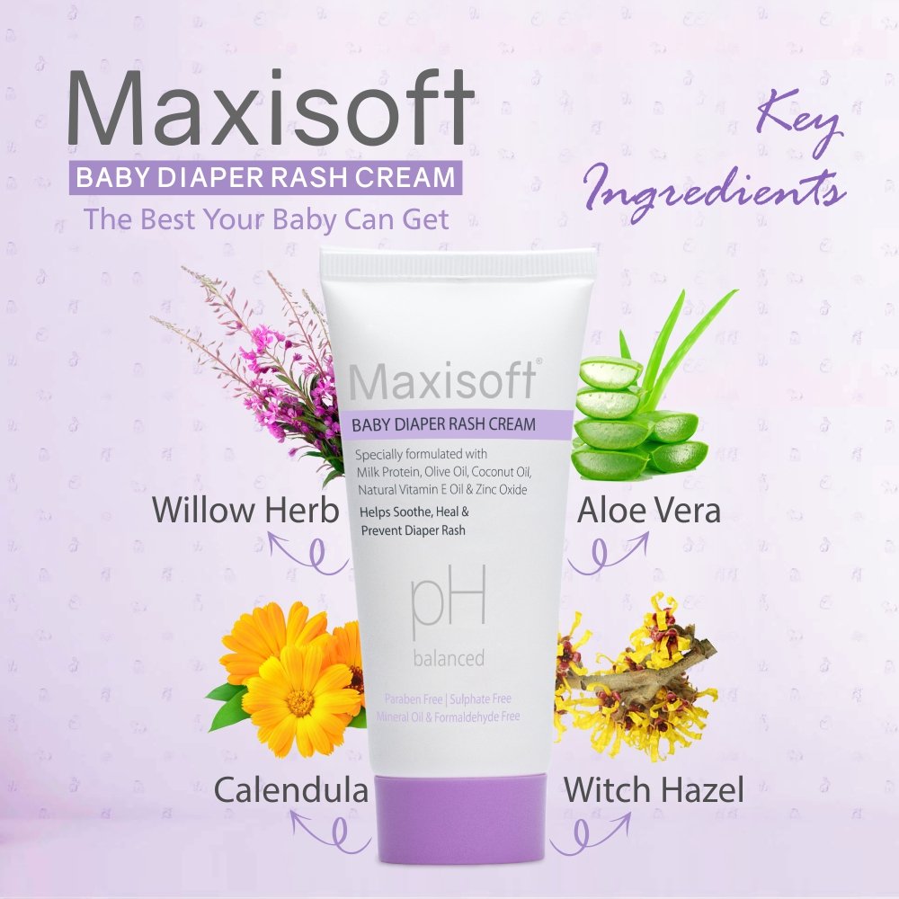 Maxisoft Baby Diaper Rash Cream - Image 4