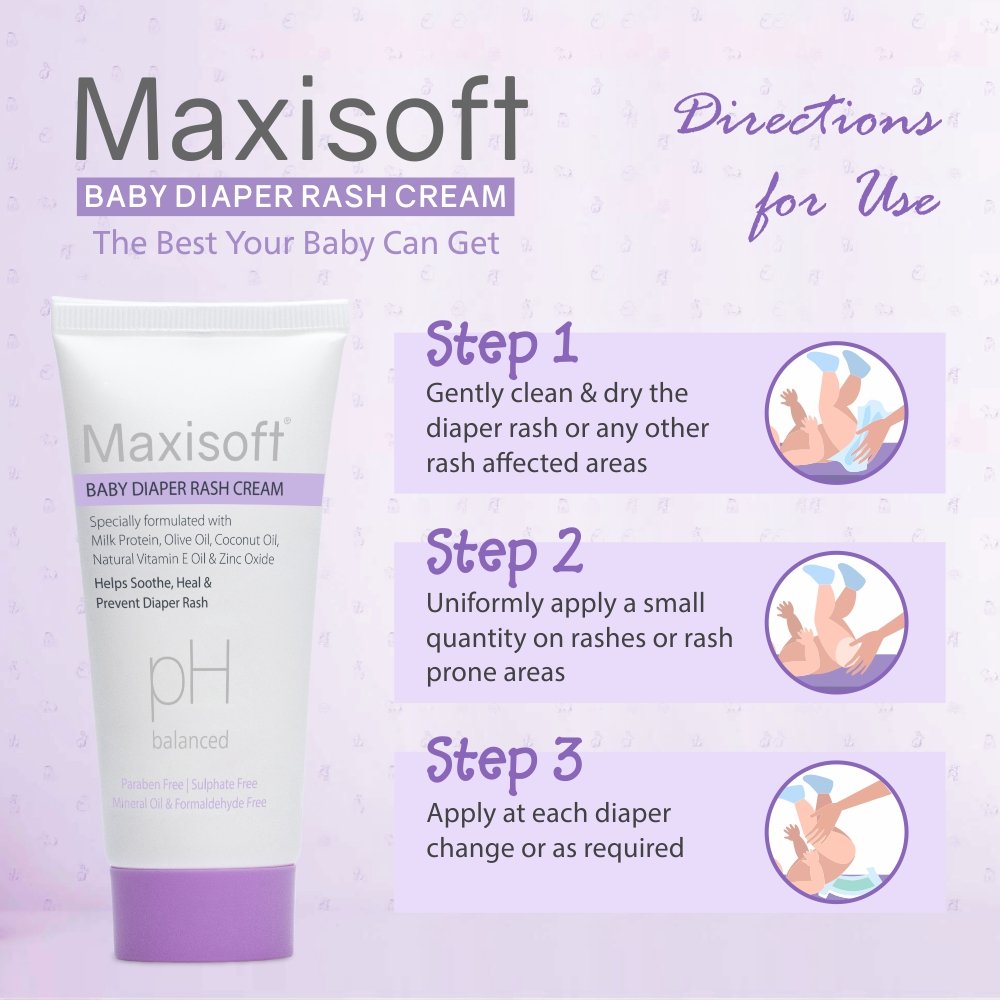 Maxisoft Baby Diaper Rash Cream - Image 8