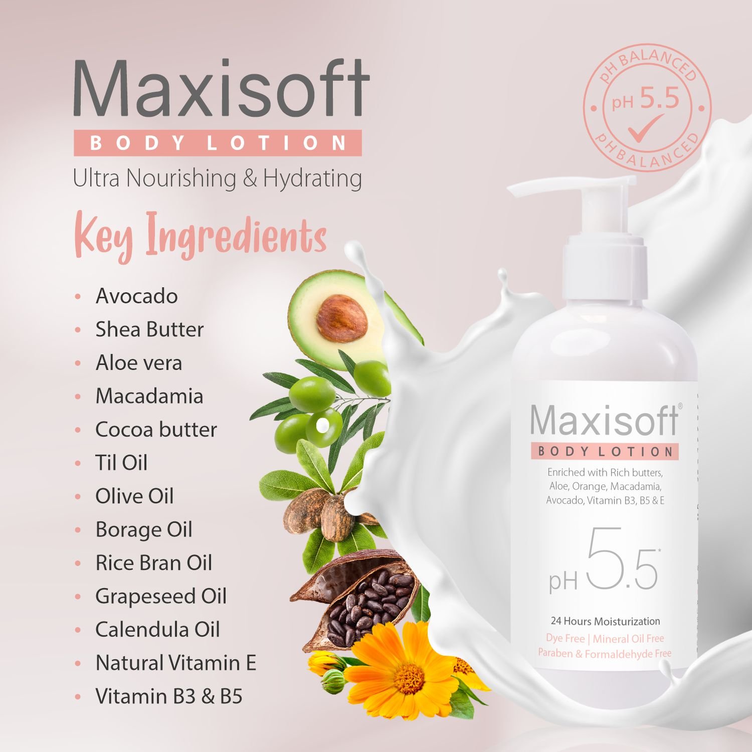 Maxisoft Body Lotion 300 ml - Image 3