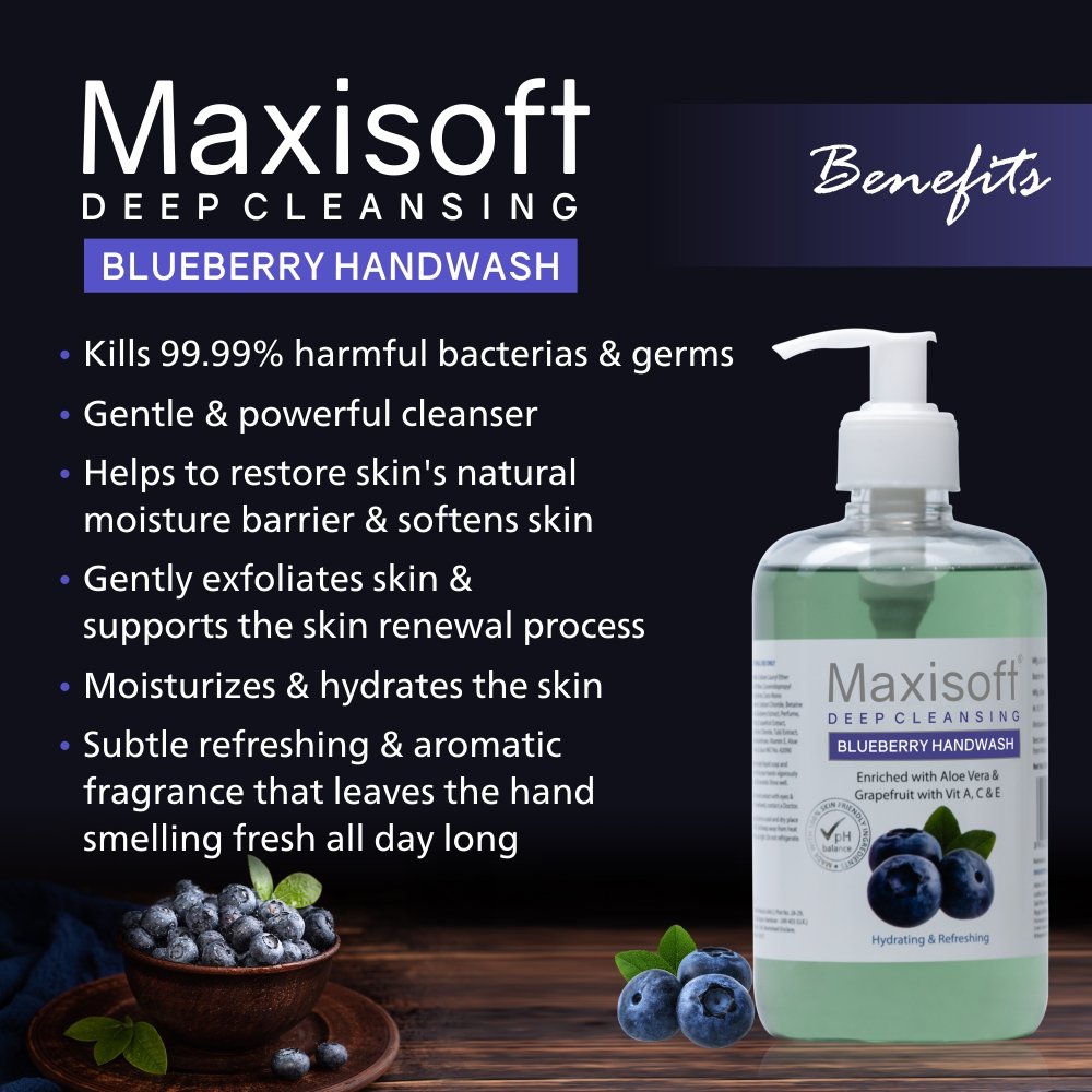 Maxisoft Deep Cleansing Blueberry Hand Wash - Image 5