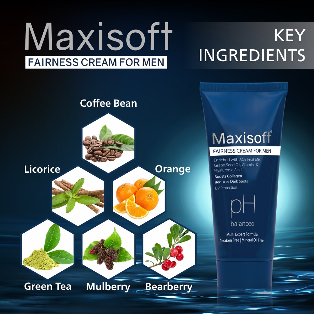 Maxisoft Fairness Cream For Men - Image 3