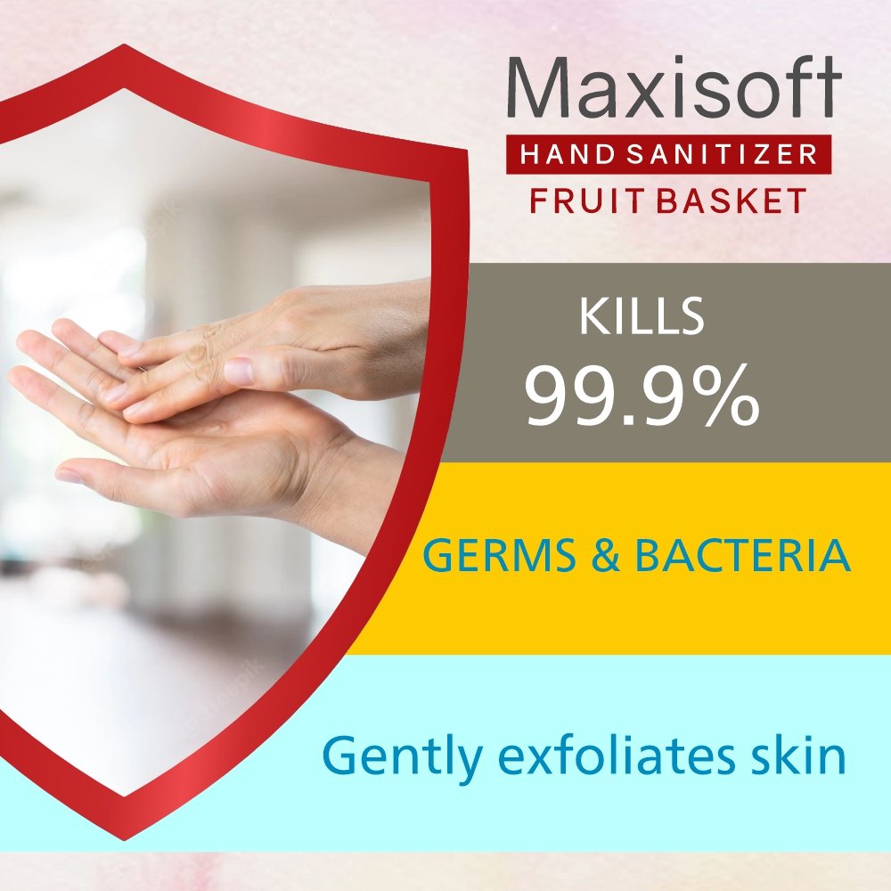 Maxisoft Hand Sanitizer (Gel) Fruit Basket 60 ml - Image 4