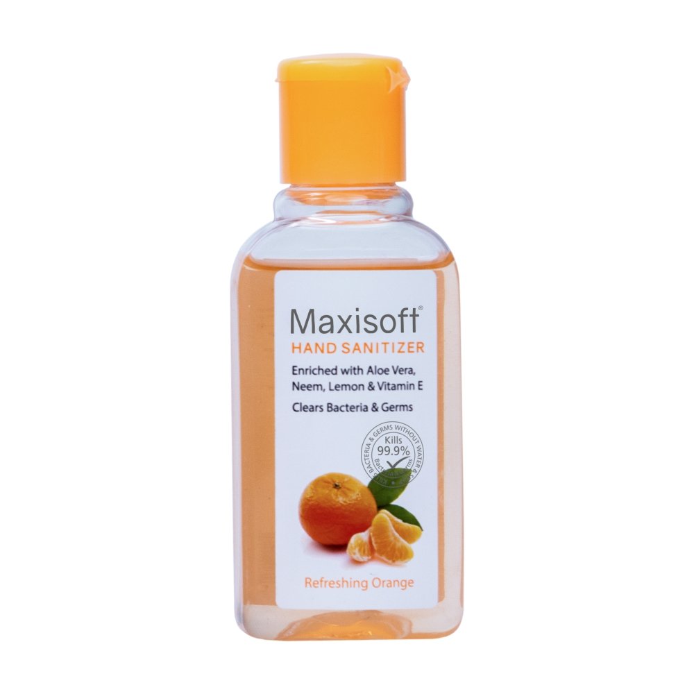Maxisoft Hand Sanitizer (Gel) Refreshing Orange 60 ml