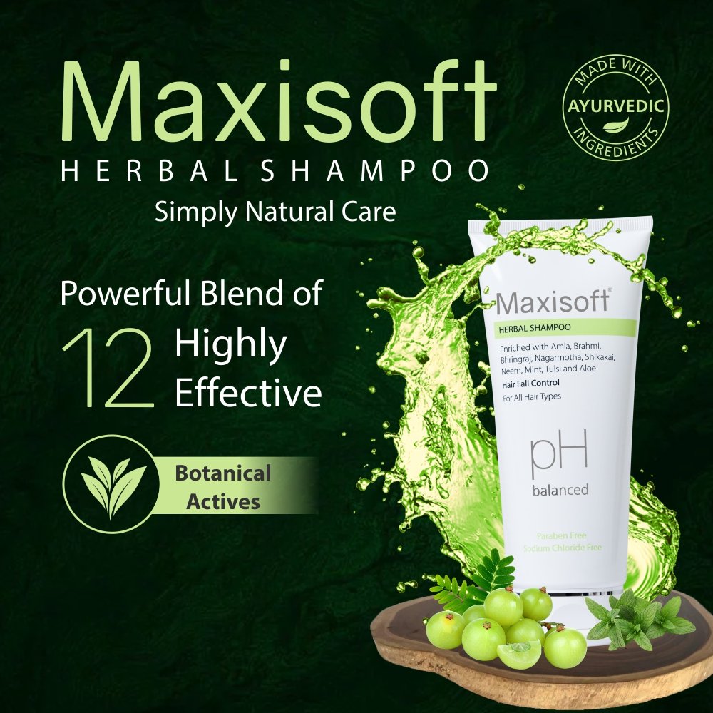Maxisoft Herbal Shampoo 100 ml - Image 2