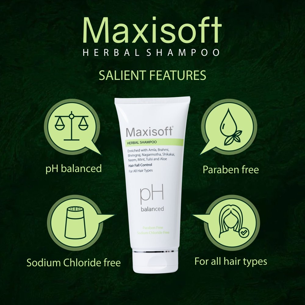 Maxisoft Herbal Shampoo 100 ml - Image 5