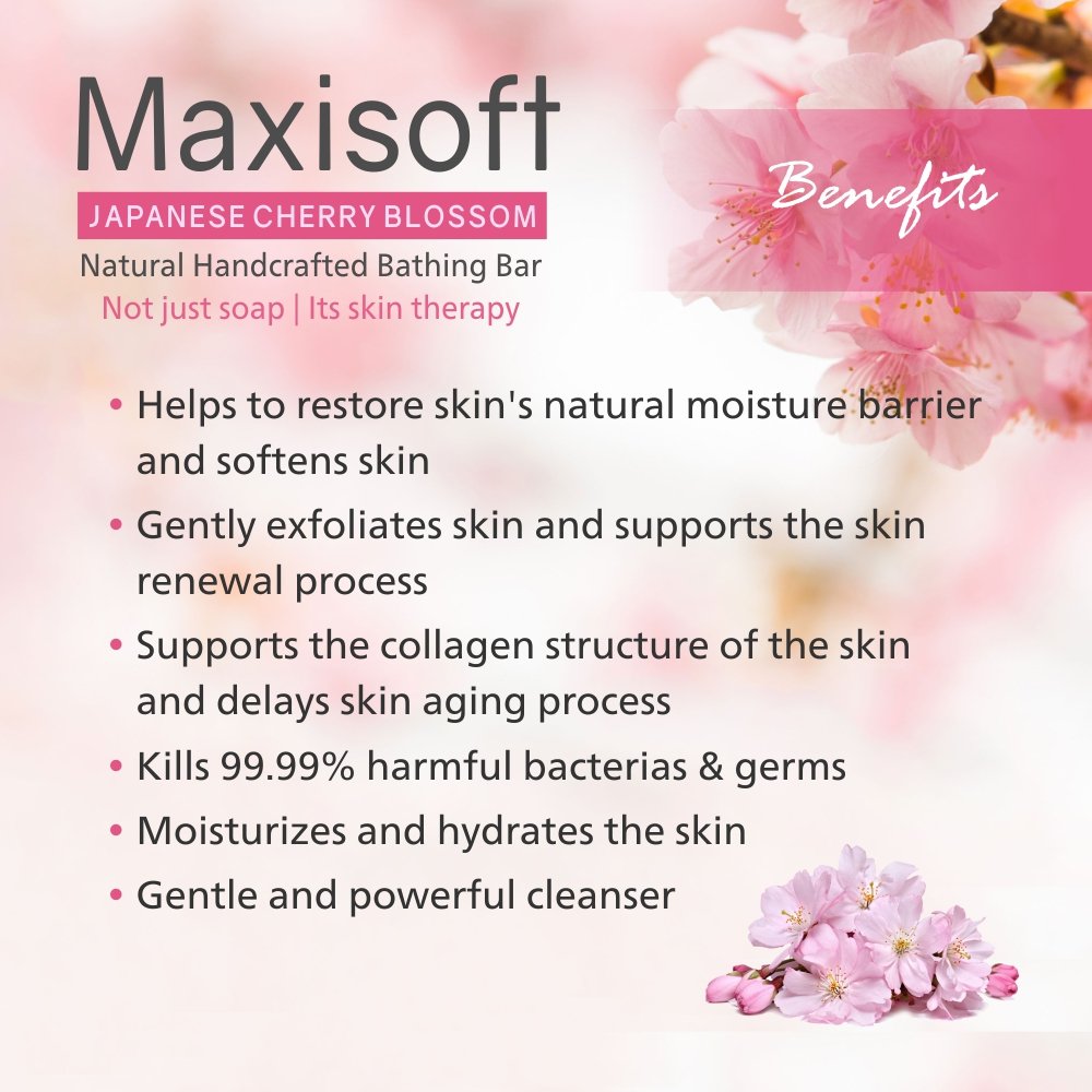 Maxisoft Japanese Cherry Blossom Bathing Bar - Image 5