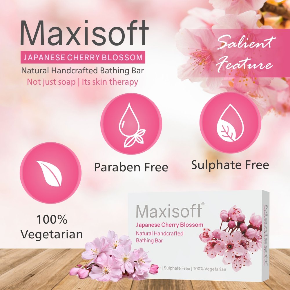 Maxisoft Japanese Cherry Blossom Bathing Bar - Image 6