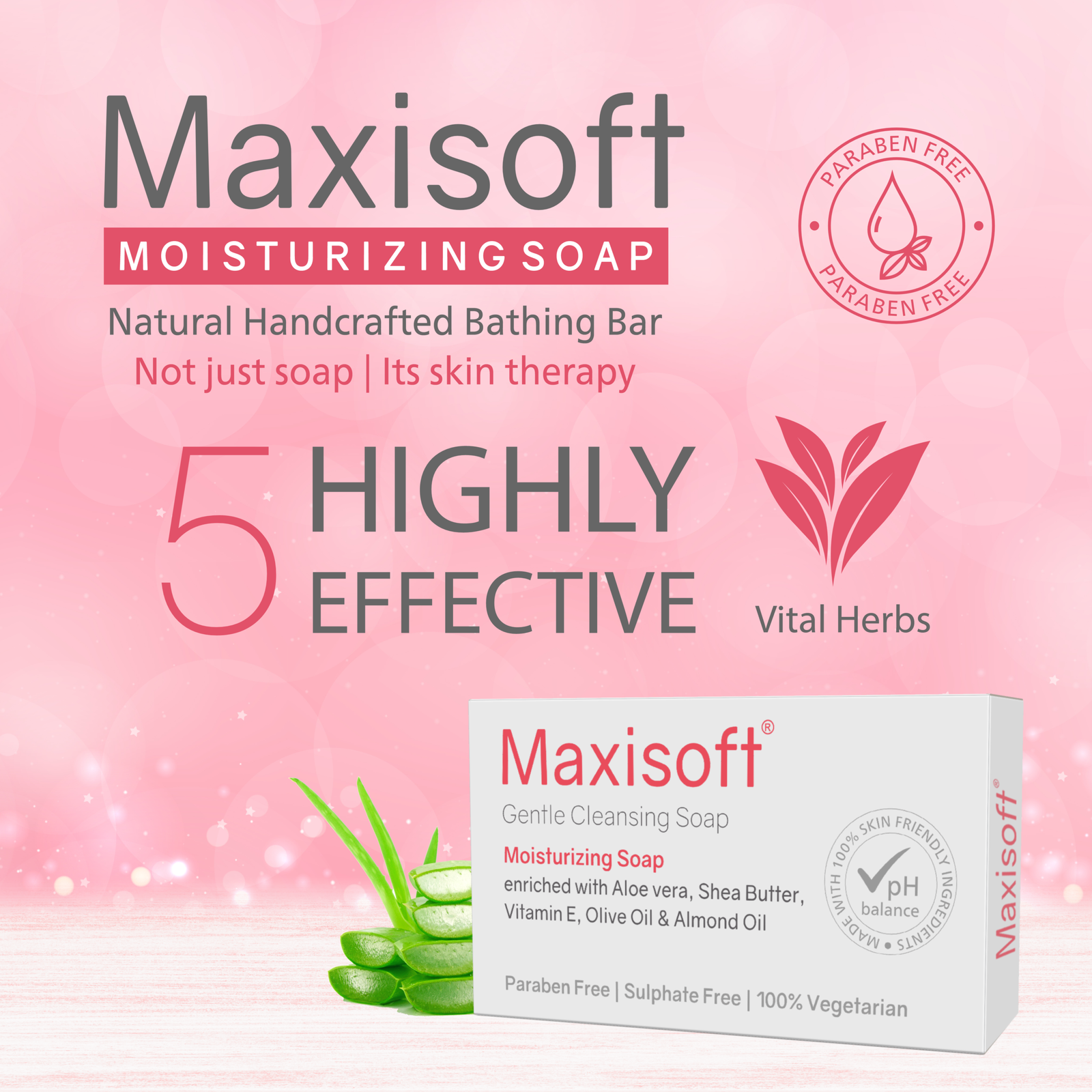 Maxisoft Gentle Cleansing Soap - Image 3