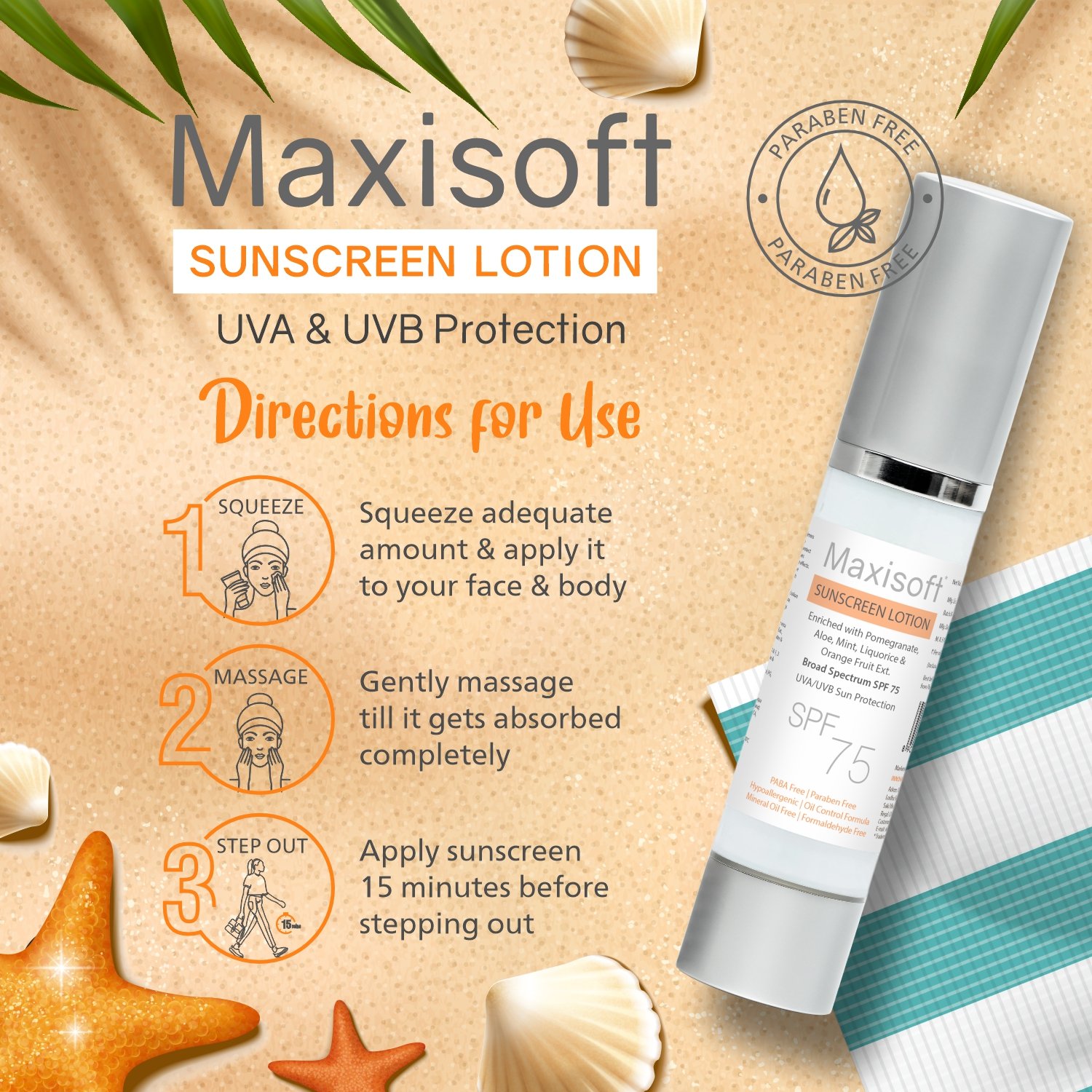 Maxisoft Sunscreen Lotion (SPF 75) - Image 6